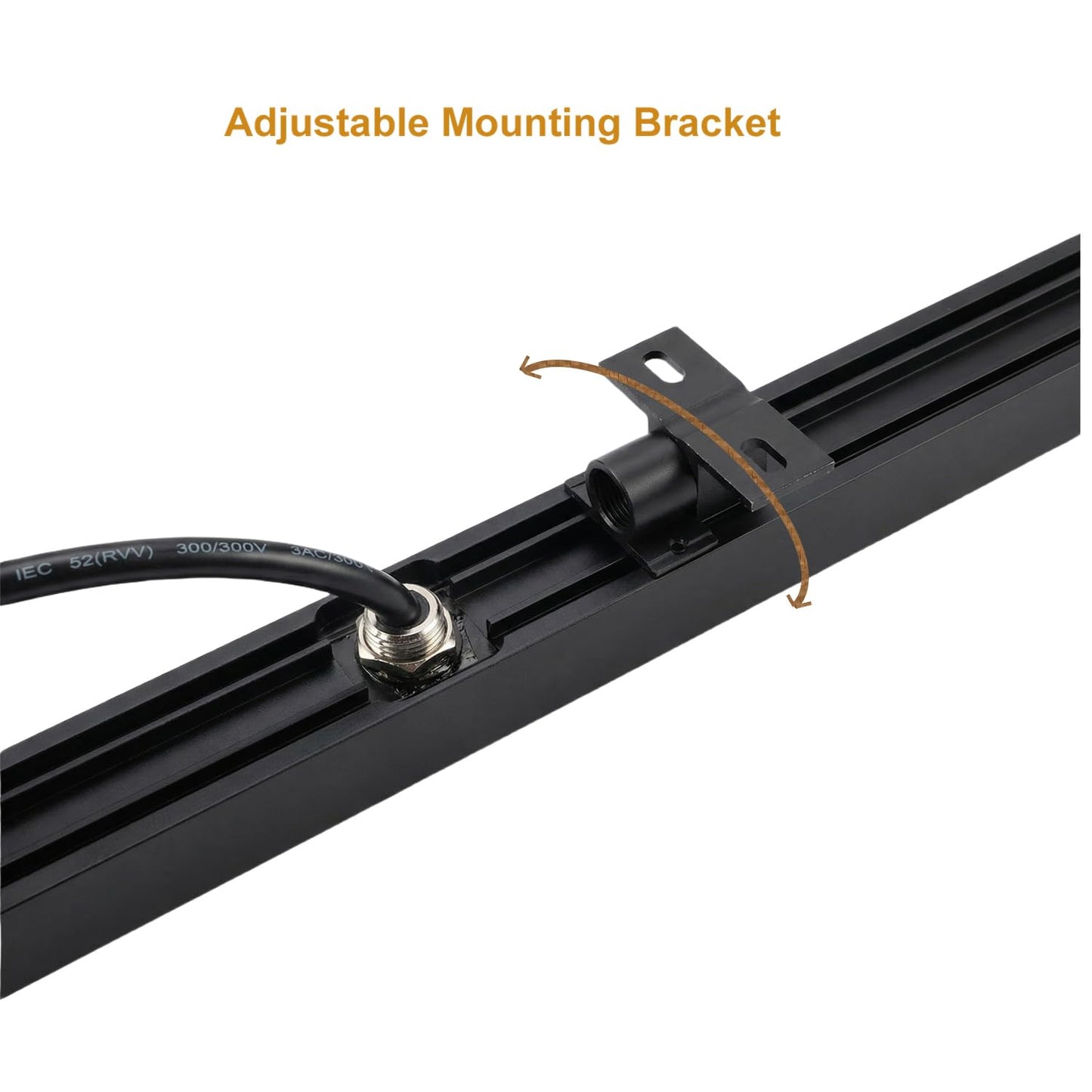 Vanlison 36W LED Wall Washer Light, 3.2ft/40 inch 3000K Warm White Linear Flood Light Bar, IP65 Waterproof Outdoor Lighting for Landscape, Garden