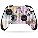 MightySkins Carbon Fiber Skin for Microsoft Xbox One X Controller - Water Color Mocking | Protective, Durable Textured Carbon Fiber Finish | Easy