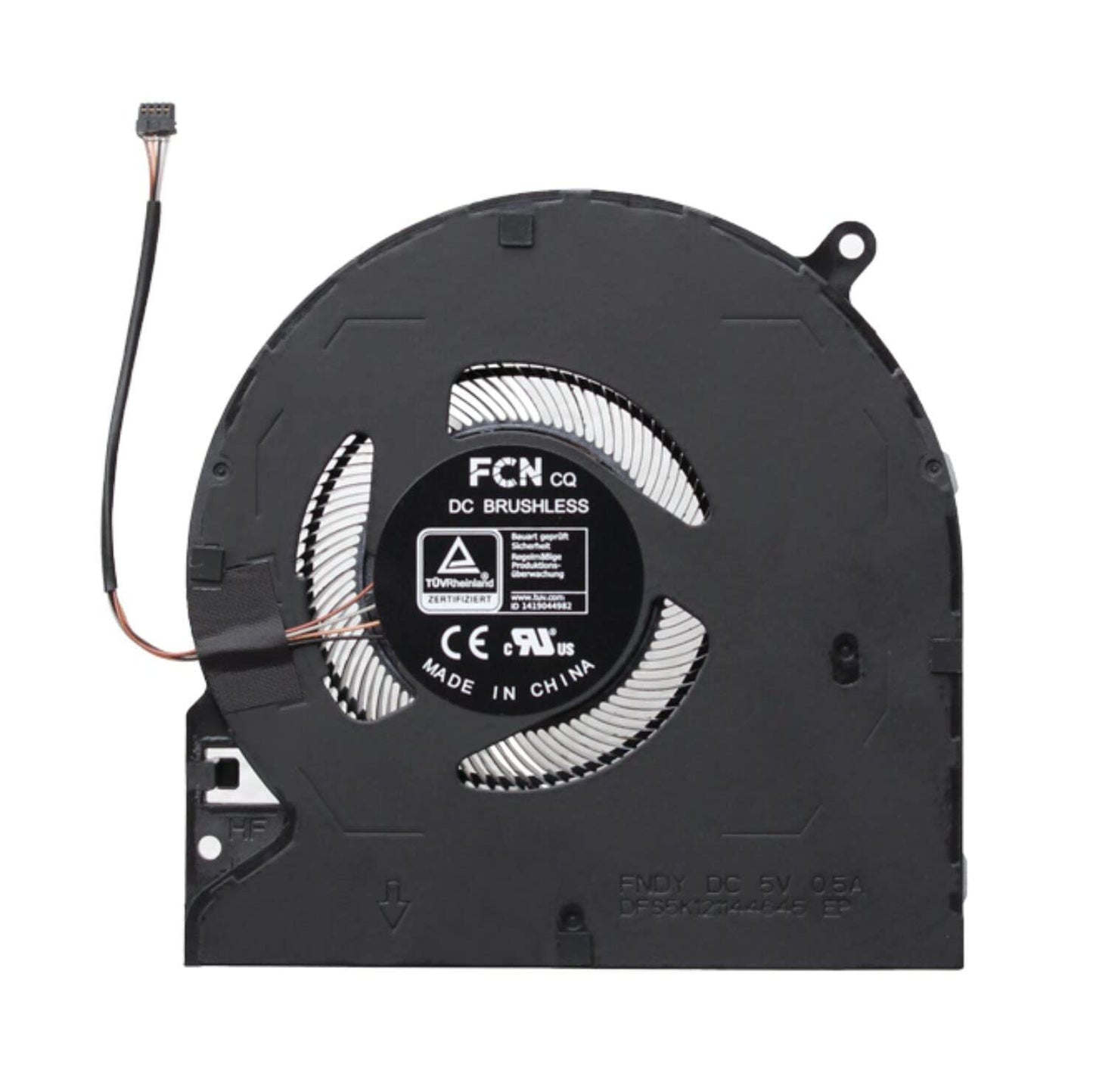 Fleshy Leaf CPU+GPU Cooling Fan Replacement for Razer Blade 15 2021 Edition RZ09-0367 Series DFS5K123043635 DFS5K121144645 FNDX FNDY