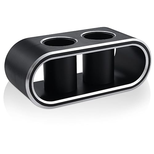 WikrOck Metal Aluminum Alloy Desktop Microphones Storage Holder, Stand Support Base For Wireless Microphones, Fashionable Tabletop Mics Organizer (M