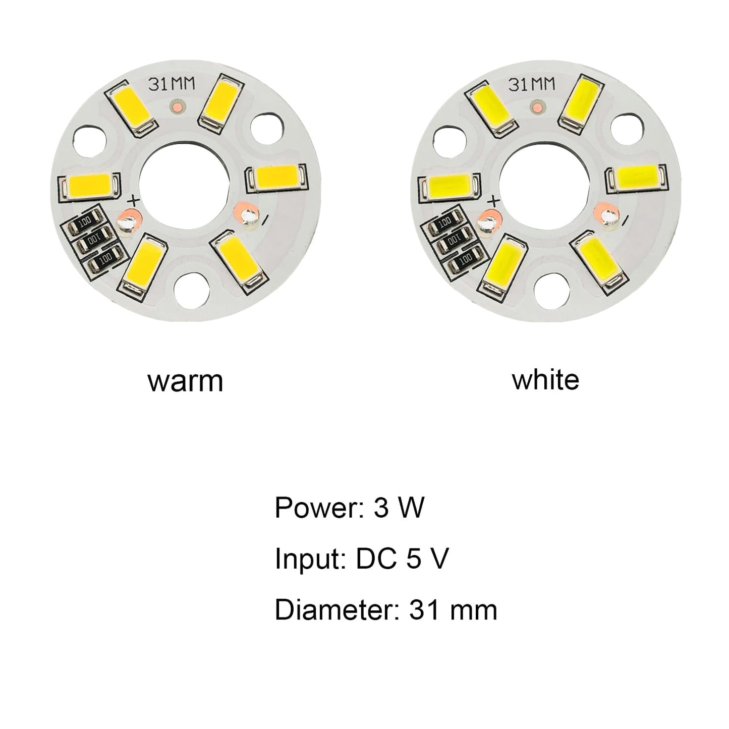 niccryle LED Chip Bulb DC5V 1.5m USB Line Dimming Controller for Camper Light Bulb, Home Reading Led Lamp Kit