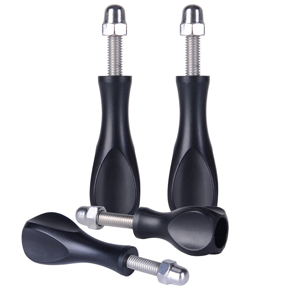 Suptig Thumbscrews 3pcs Long Thumbscrew and 1pc Short Screw for Gopro Hero 13/Hero 12/11/10/9/8/7/6/5/4/3+/3/ Hero Session Gopro Max and DJI osmo