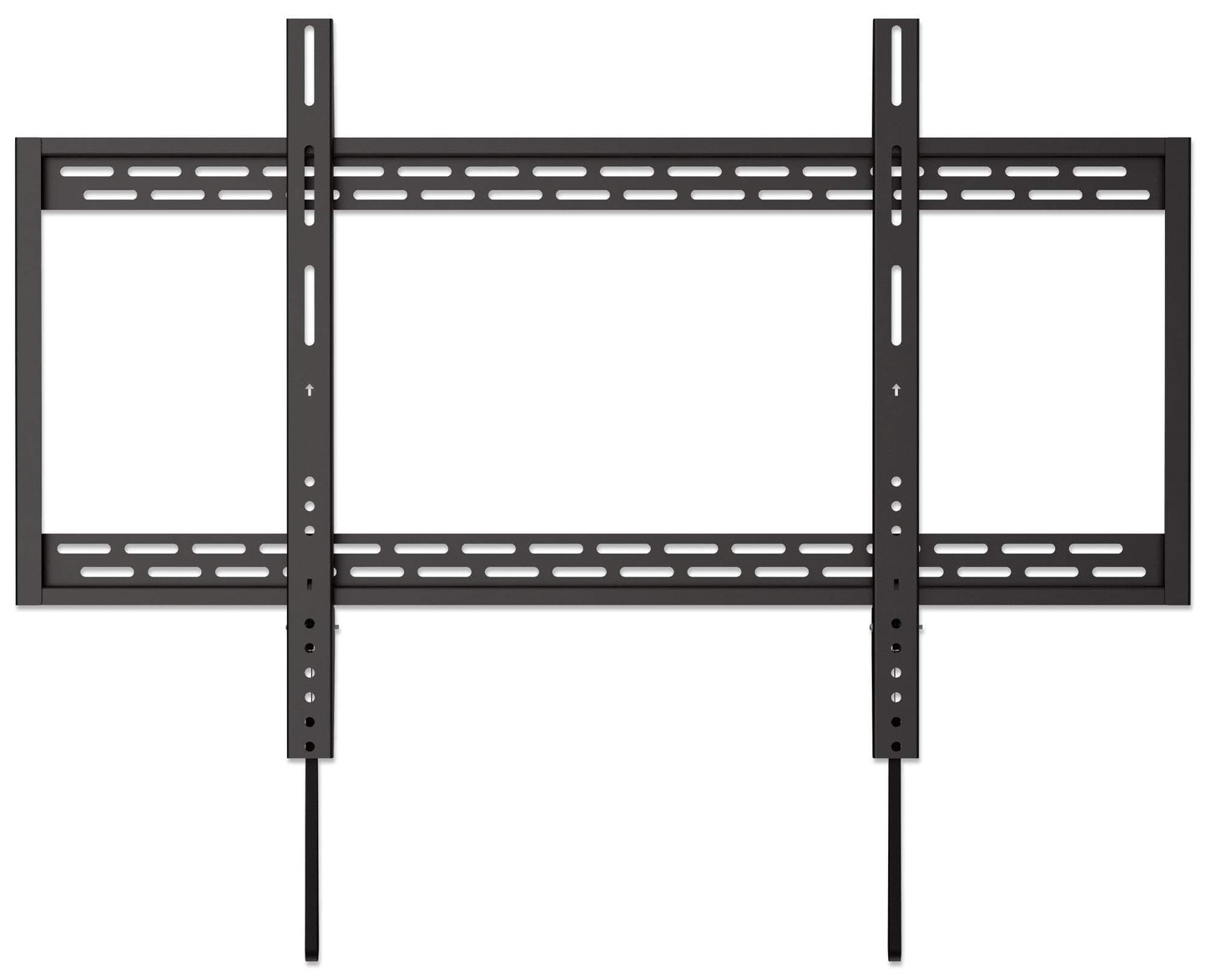 Manhattan 461993 Slim Fixed Wall Bracket LED LCD TV 60-100" Black