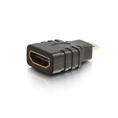 C2G Micro HDMI to HDMI, HDMI Adapter, Black, Cables to Go 18407