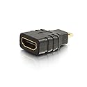 C2G Micro HDMI to HDMI, HDMI Adapter, Black, Cables to Go 18407