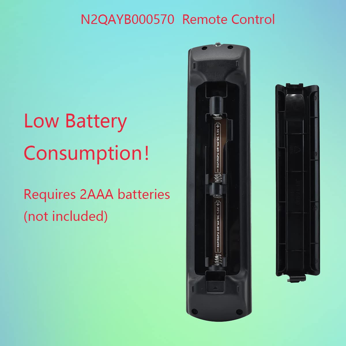 GHUST N2QAYB000570 Remote Control Replacement for Panasonic TV TC-L24C3 TC-L3232C TC-L32C3 TC-L32C3S TC-L32E3 TC-L32U3 TC-L32x30 TC-L37E3 TC-L37U3