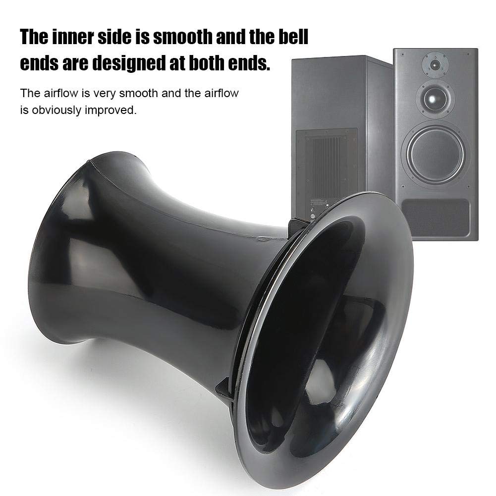 ASHATA Speaker Inverter Tube,4PCS 76mm Opening 90mm Height Speaker Inverting Tube Suitable for 4-8 Inch Speakers,Subwoofer Woofer Speakers Ports