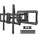 USX MOUNT Full Motion TV Wall Mount for Large TVs 42-97 Inch up to 150 lbs, Wall Mount TV Bracket with Swivel and Tilt, Fits 16",18", 24" Wood Studs