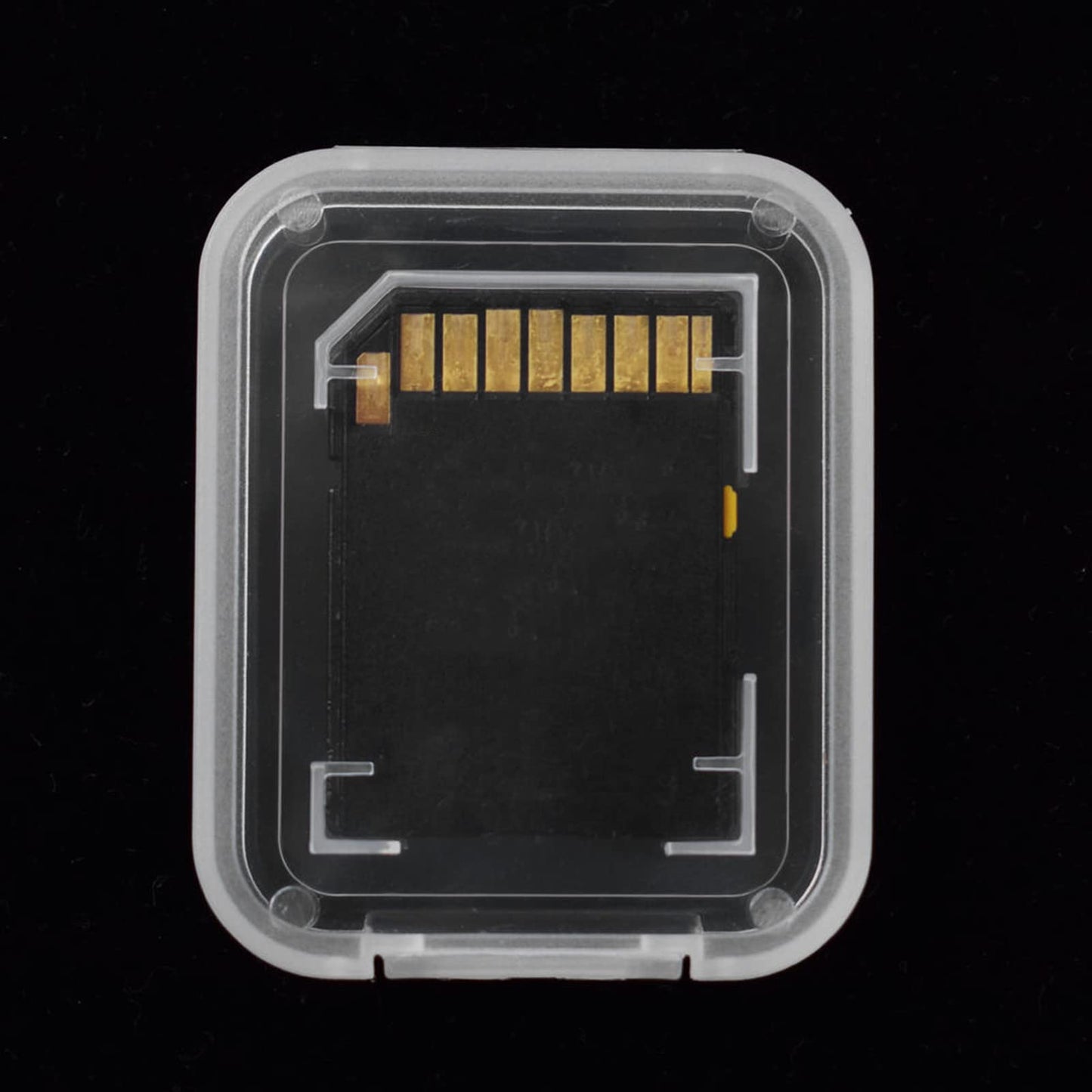 UTENEW Transparent Standard SD SDHC Memory Card Case Holder Box Storage Boxes (Pack of 10)