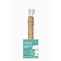 Gold/Golden COVEREase Cord Lamp Cover 9 ft Faux Silk Fabric Cover - Cable Sleeve, Wire Cover, Cord Hider for Cable Management for Electrical Lighting