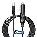 T-Power 12V Car Charger for Zyllions Back Neck Shiatsu Massager Pillow ZMA-25, ZMA-19, ZMA-13 AUTO Cigarette Lighter Cable Boat Power Supply