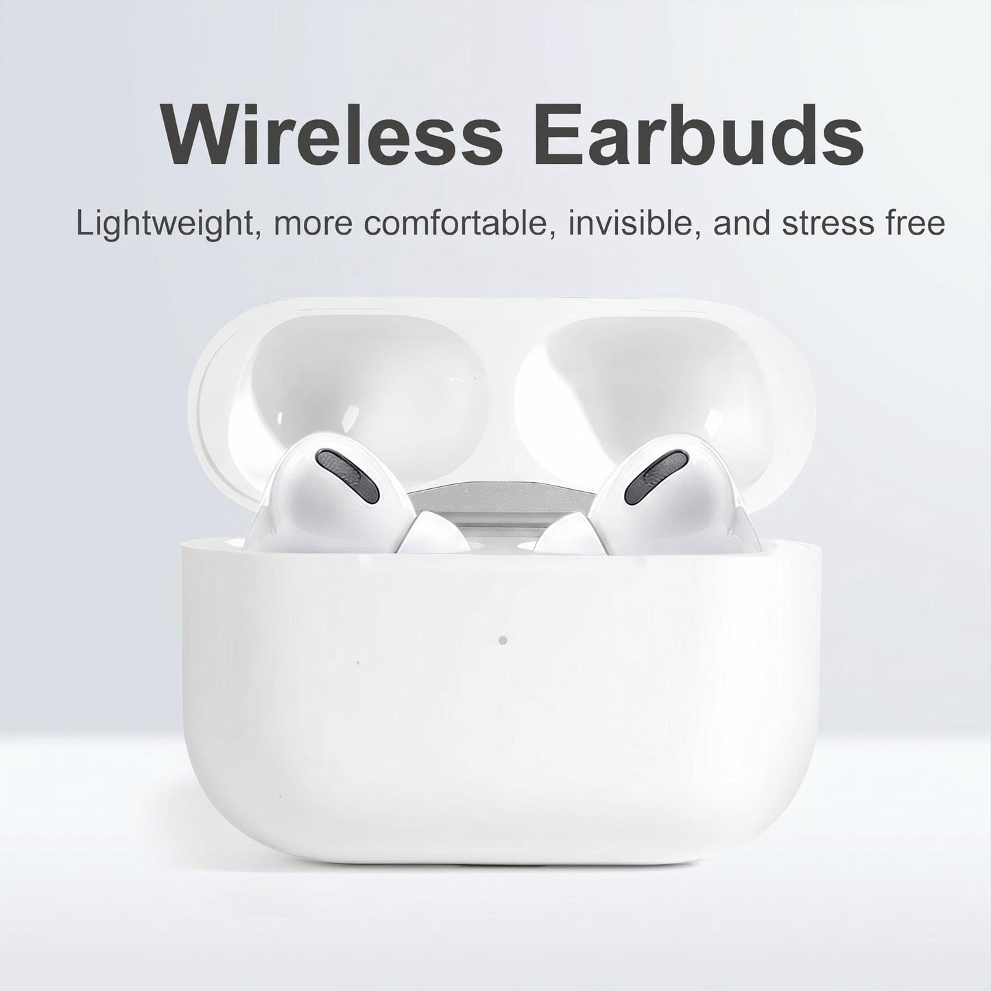 Replacement Charging Case Compatible with AirPods Pro 2nd/1st Generation, Wireless Charger Case, USB-C (White)