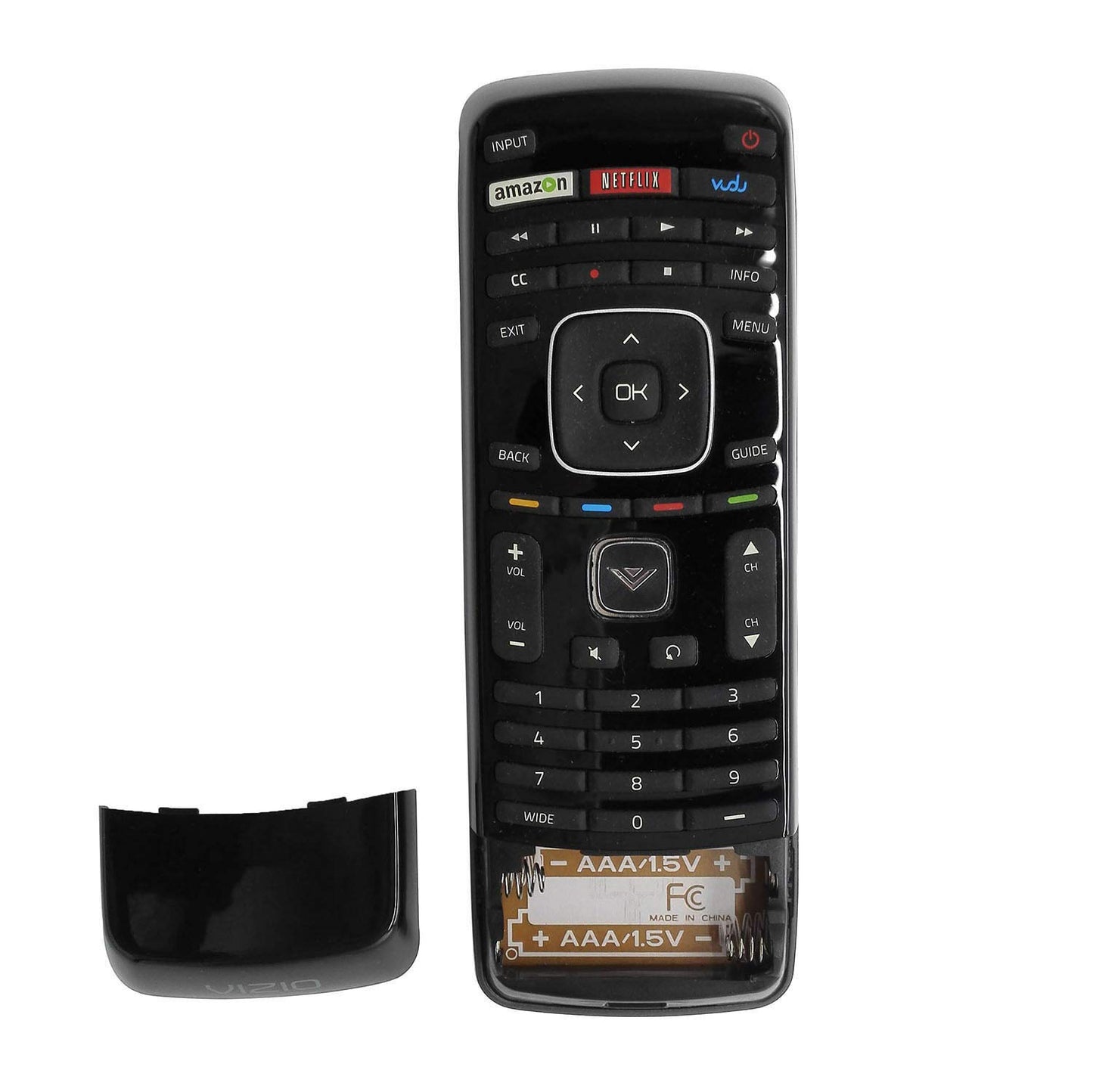 New XRT300 Remote Control QWERTY Keyboard with Vudu for VIZIO LCD LED Smart TV