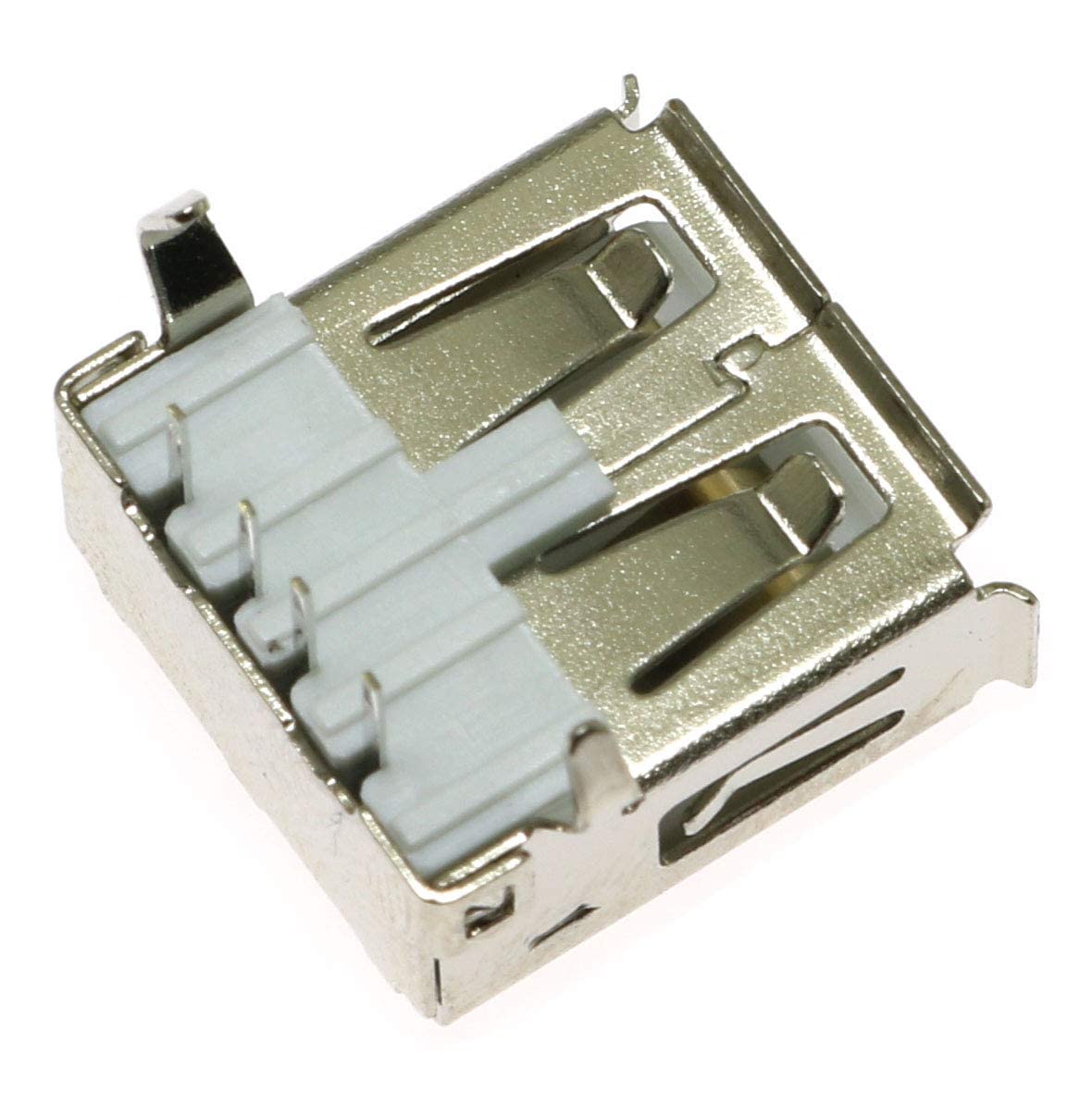 MEETOOT 10pcs 90 Degree 4-Pin USB Type A Standard Port Female Solder Jacks Connector PCB Socket USB-A Type SMT