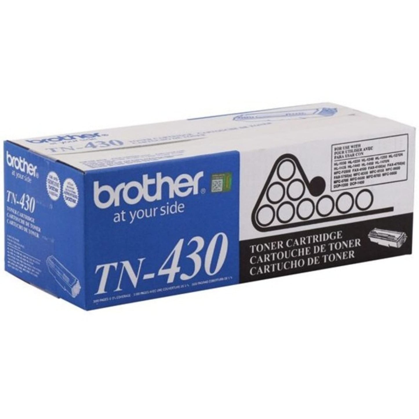 Brother Genuine TN430 Mono Laser Toner Cartridge , black