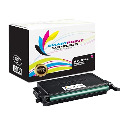 Smart Print Supplies Compatible CLP-M660B Magenta High Yield Toner Cartridge Replacement for CLP-610ND 660ND, CLX6200FX 6210FX 6240 Printers (5,500