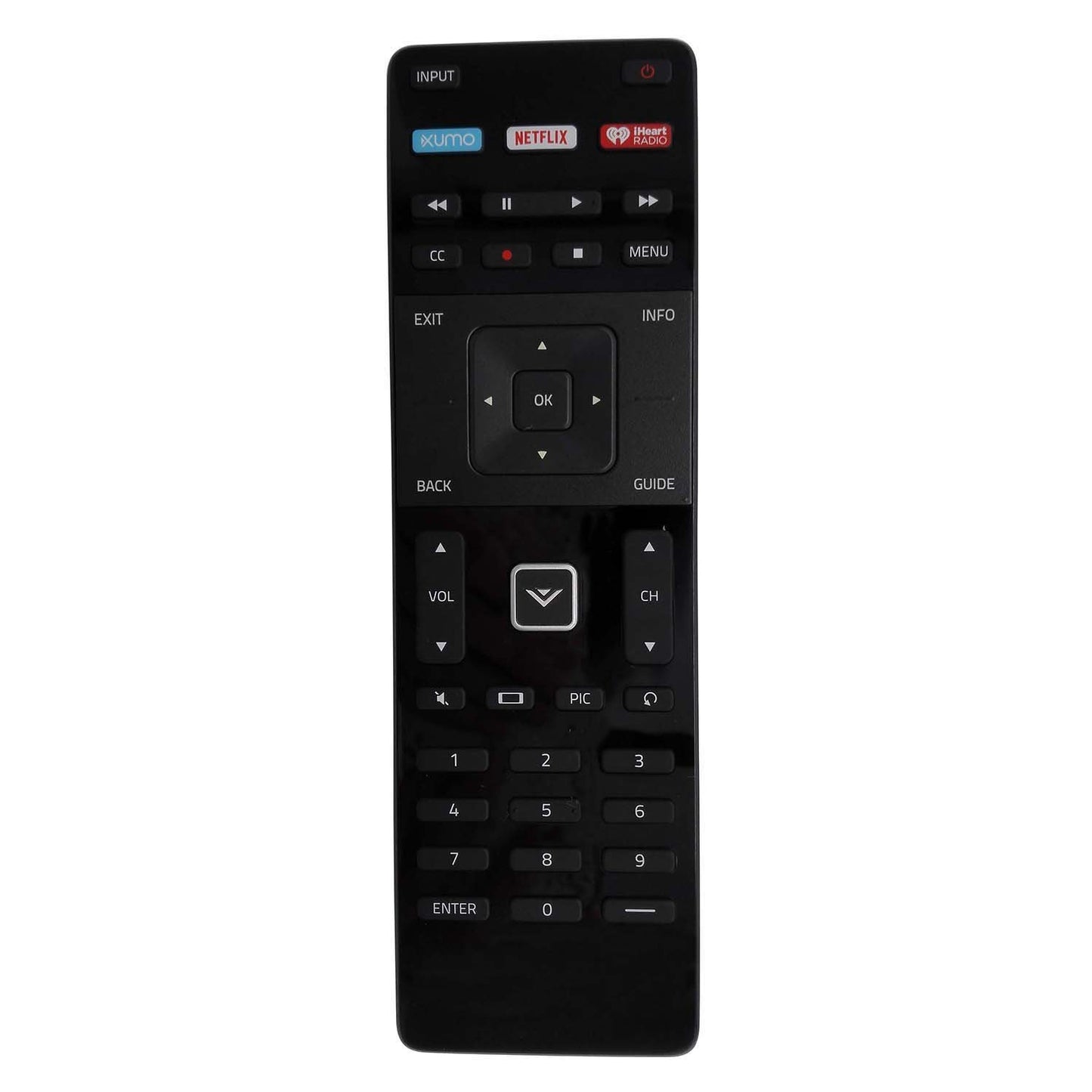 XRT122 Remote for VIZIO Smart TV D32-D1 D32H-D1 D32X-D1 D39H-D0 D40-D1 D40U-D1 D55U-D1 D58U-D3 D60-D3 D65U-D2 E32-C1 E32H-C1 E40-C2 E40X-C2 E43-C2