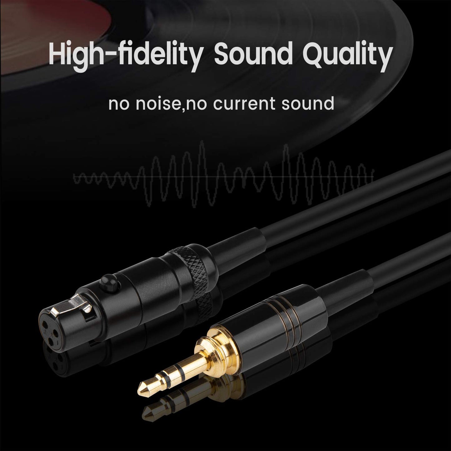 weishan K702 Cable Coiled Aux Cord Replacement for AKG Q701, K712, K240, K240S, K240 MK II, K141, K171, K181, K271, K271S, K271 MK II, K241, K175…