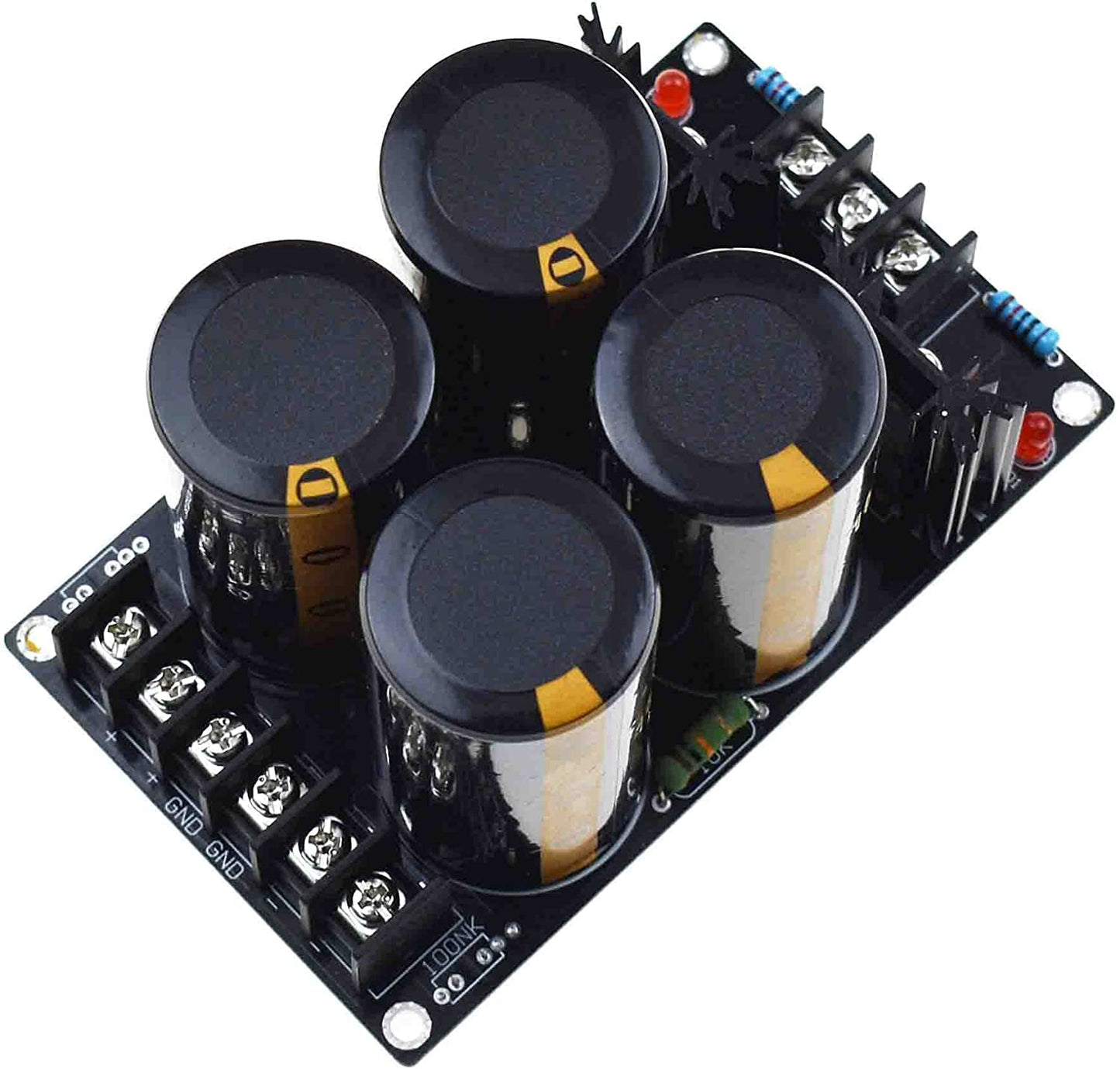 120A Rectifier Filter Power Supply Board 125V 10000UF Schottky Rectifier for Sound Speaker Amplifier Filter Dual AC42V DIY