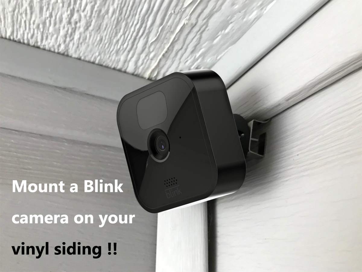 12-Pack Vinyl Siding Hooks for All-New Blink Outdoor Camera, No-Hole Needed Outdoor Siding Clips for Mounting Blink Outdoor Security Camera System