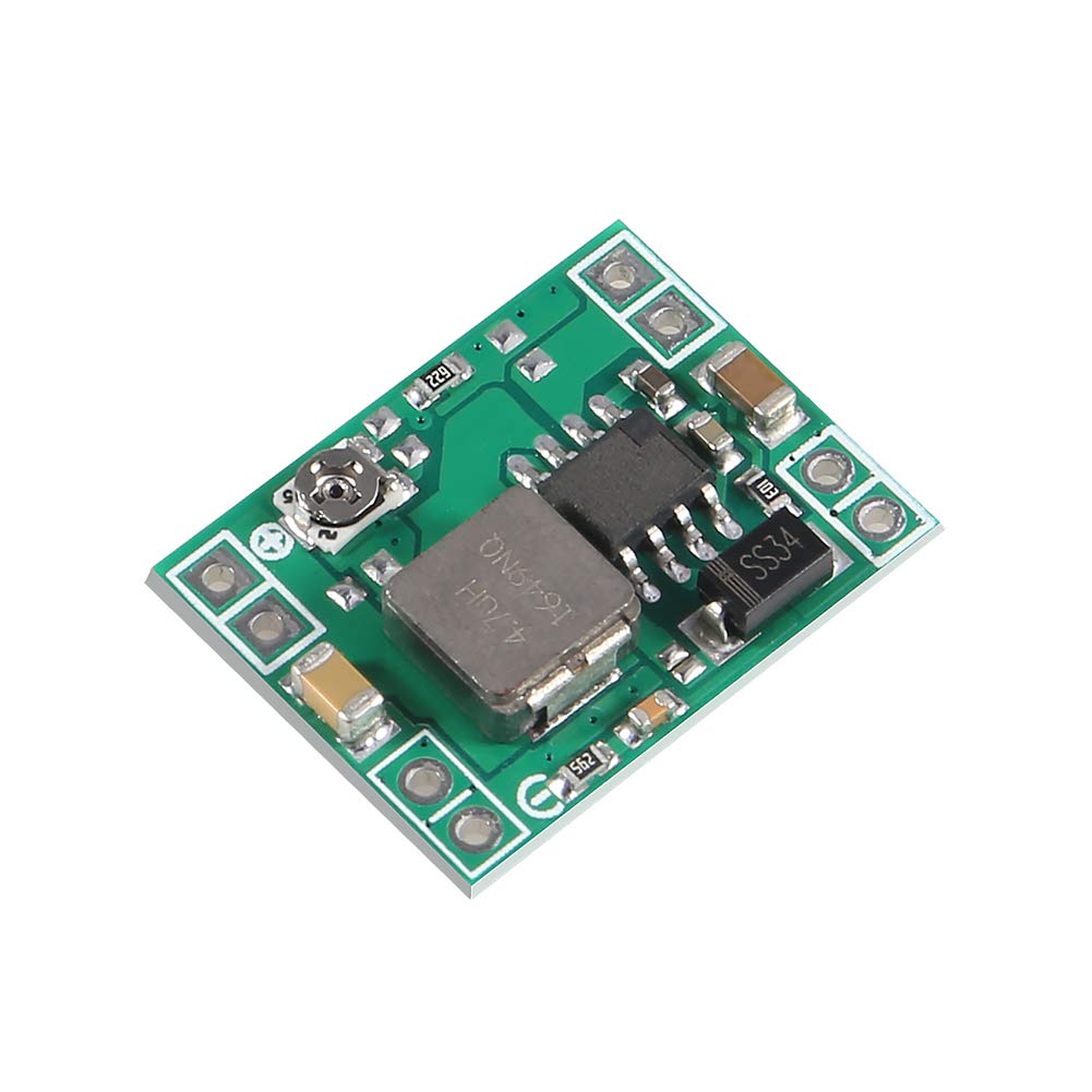 ACEIRMC 12pcs MP1584EN Mini 3A DC-DC Buck Converter 4.5V-28V to 0.8V-20V Adjustable Voltage Regulator 24V/12V/9V to 12V/5V/3.3V Step-Down Power Module