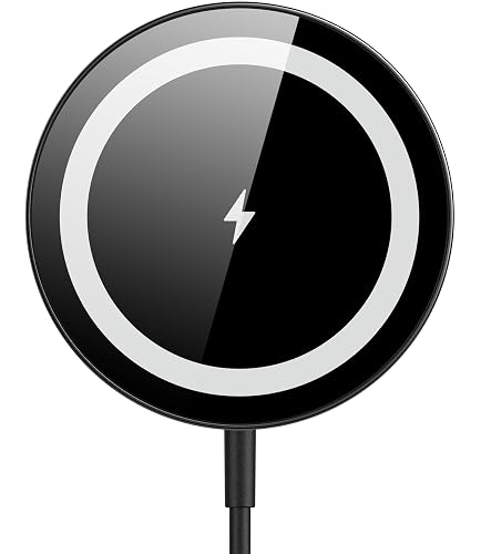 for Mag-Safe Charger, Magnetic Wireless Charger Made for iPhone 17/17 Pro/17 Pro Max/Air/16/15/14/13/12 Series, Mag Safe Charging Pad for AirPods Pro
