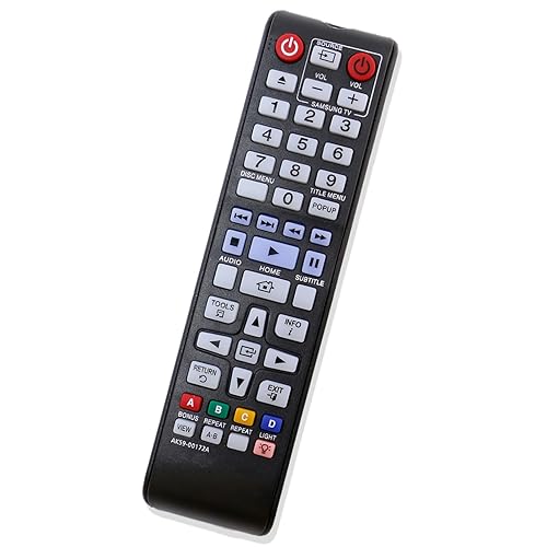 AK59-00172A Replace Remote Control fit for Samsung Blu-Ray Disc DVD Player BD-F5700 BD-J5100 BD-J5900 BD-J5700 BD-E5700 BD-E6500 BD-EM57 Bluray Blu