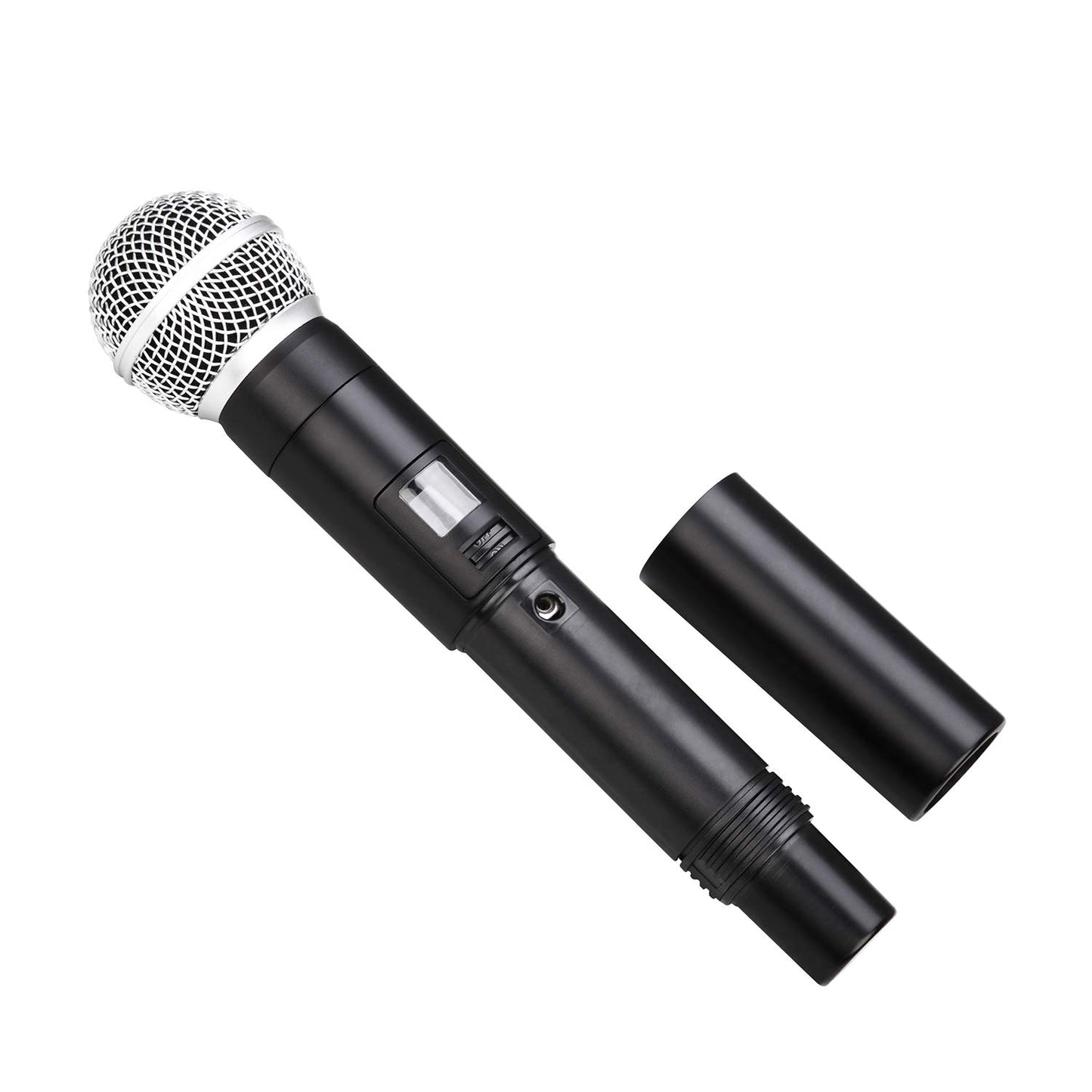 MicrocKing Wireless Microphone System Dynamic Handheld Microphones,150 Ft Operating Range,16 Hours Continuous Use,Ideal for Karaoke, Party, DJ