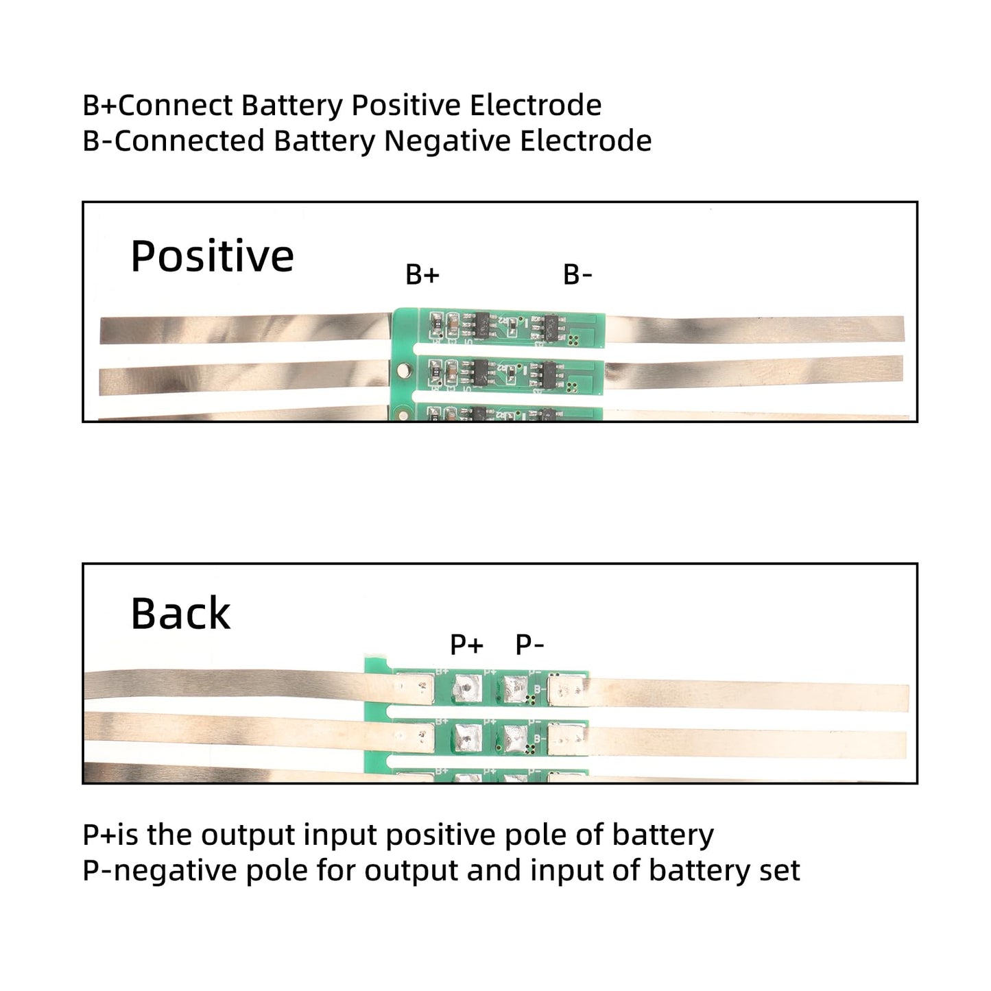 AEDIKO 20pcs 1S 3.7V 4A 18650 Charger PCB BMS Protection Board with Solder Belt for Li-ion Lithium Battery Cell