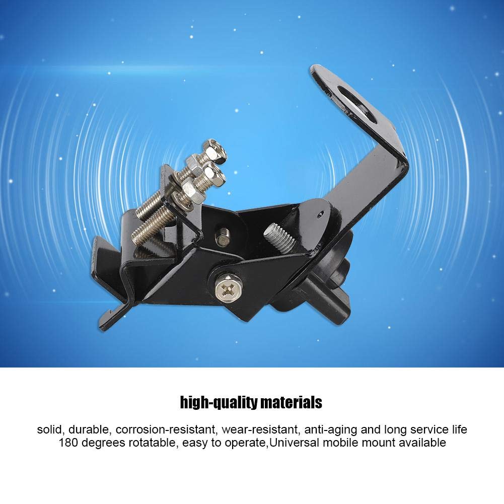 Wendry Radio Antenna Bracket,180° Rotatable SO239 Mobile Radio Antenna Car Mounting Bracket Mount Stand,-Resistant,Wear-Resistant