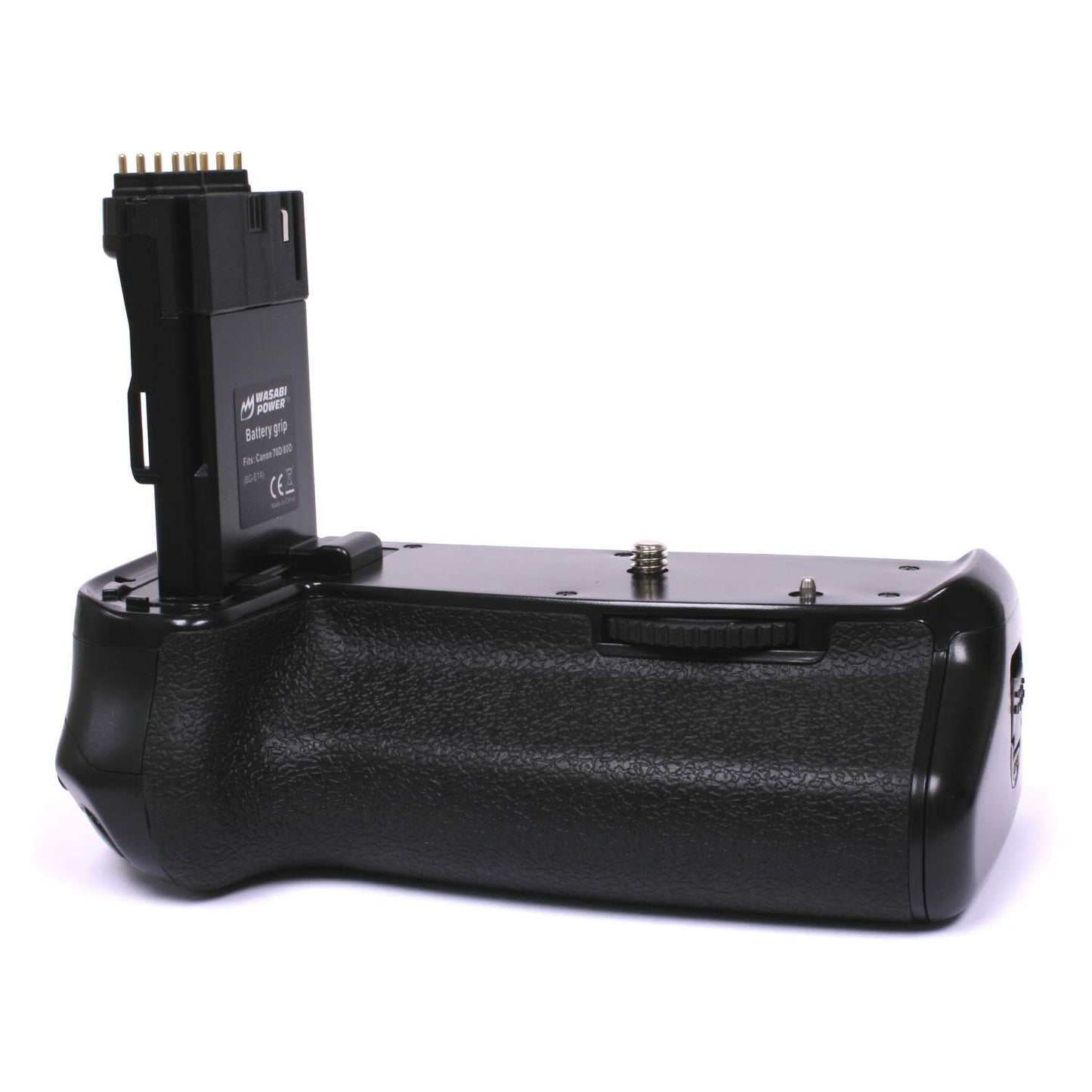 Wasabi Power BG-E14 Battery Grip for Canon LP-E6 and Canon EOS 70D, 80D, and 90D