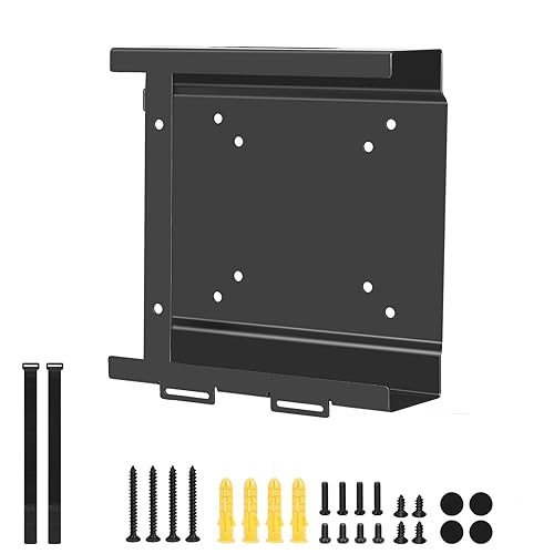 Mount for HP Mini PC Wall VESA and Under Desk Mount, Compatible with HP EliteDesk 800/805/705, HP Pro Mini 400/260, HP ProDesk 600/400/405, Desktop