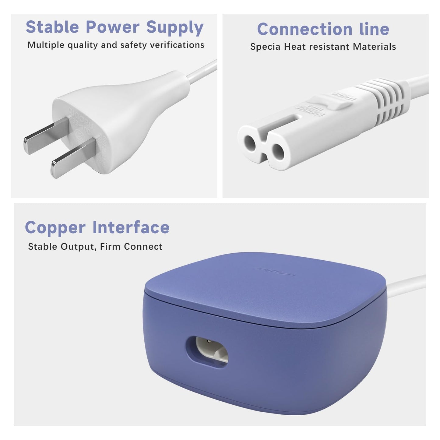 HHZ 24V 2.8A AC/DC Charger Adapter Compatible with Ulike Air 3 IPL Electric Laser Hair Removal UI06 PR PN BR WH Air 3 Ice-Cooling IPL Device…