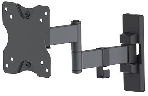 MANHATTAN Universal Wall Mounted TV Hardware Flat Panel TV Arm Double Arm Black 461368
