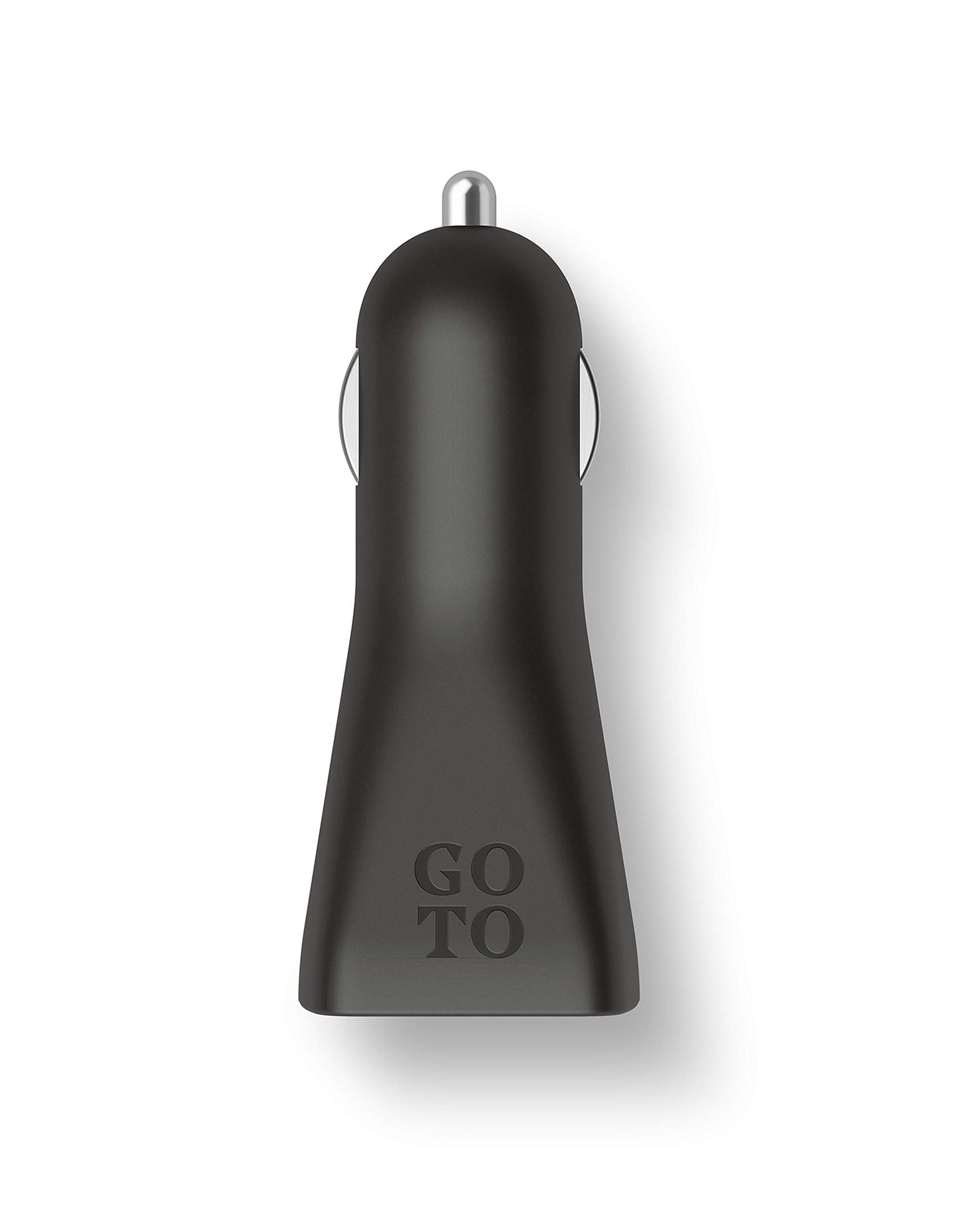 GoTo Dual USB Car Charger, Dual Port Fast USB A for iPhone 13 12 11 Pro max XR Xs SE iPad, Galaxy S21 S20 S10 Plus Ultra Note 20, Pixel 6 5 4, USB-A