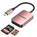 FORIDA SD Card Reader, 2 in 1 Micro SD Card Reader USB C 3.0 High Speed Dual Card Adapter for iPhone/iPad/MacBook/Mac, Memory Card Reader for Computer