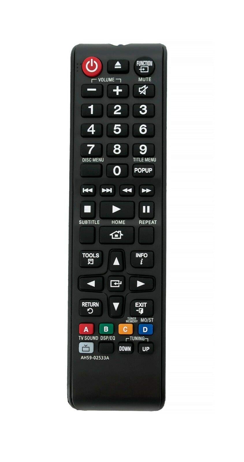 AH59-02533A Remote Control Replace for Samsung Blu-ray HT-F4500 HTFM45 DVD