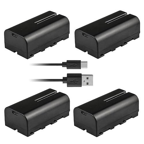 Kastar NP-F570T USB-C Battery 4-Pack Replacement for Sony DCR-TRV5 DCR-TRV510 DCR-TRV520 DCR-TRV525 DCR-TRV58 DCR-TRV620 DCR-TRV7 DCR-TRV720
