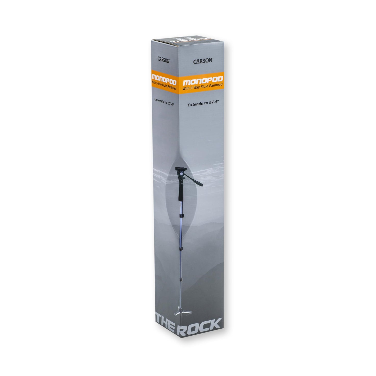 Carson Monopod with 3-Way Fluid Panhead - Extends to 57.4'' (TR-500)