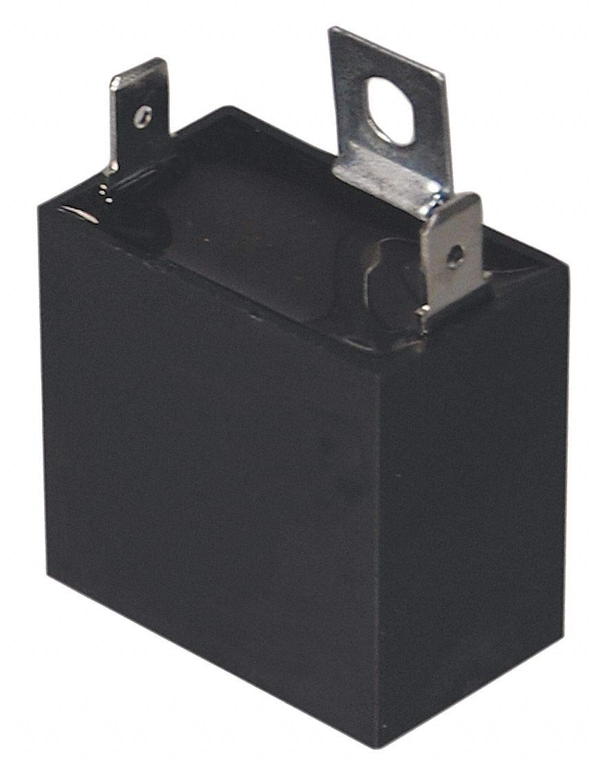Rectangle Motor Run Capacitor,5 Microfarad Rating,440VAC Voltage