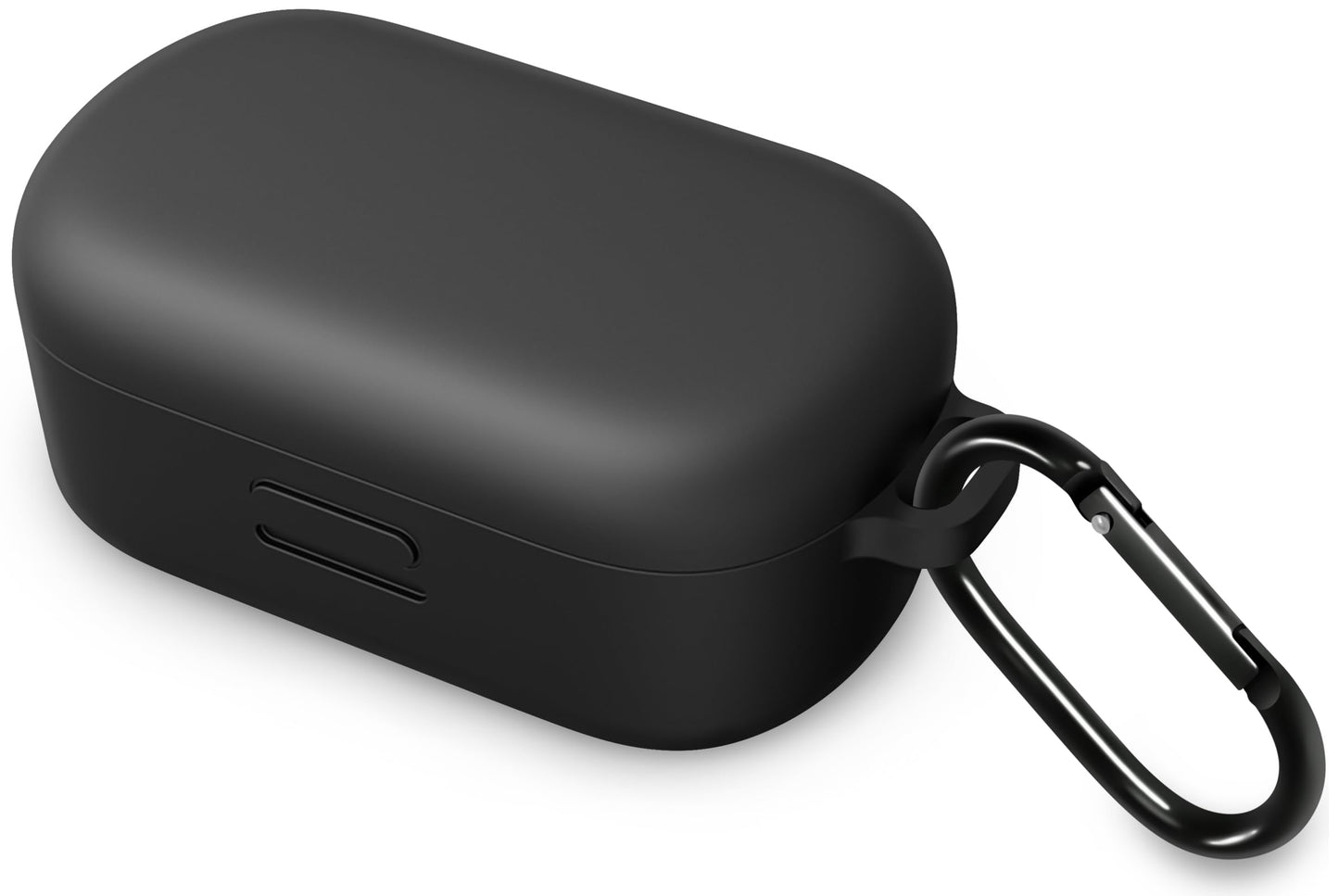 Geiomoo Silicone Case for Bose QuietComfort 2020, Soft Flexible Scratch Resistant Protective Cover with Carabiner (Black)