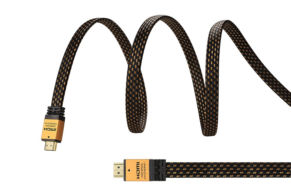Million High Speed Ultra HDMI Cable 10 Feet (3.1m) with Ethernet - HDMI 2.0 Professional Support 4K 3D 2160P 1440P - Audio Return Channel (ARC),Gold