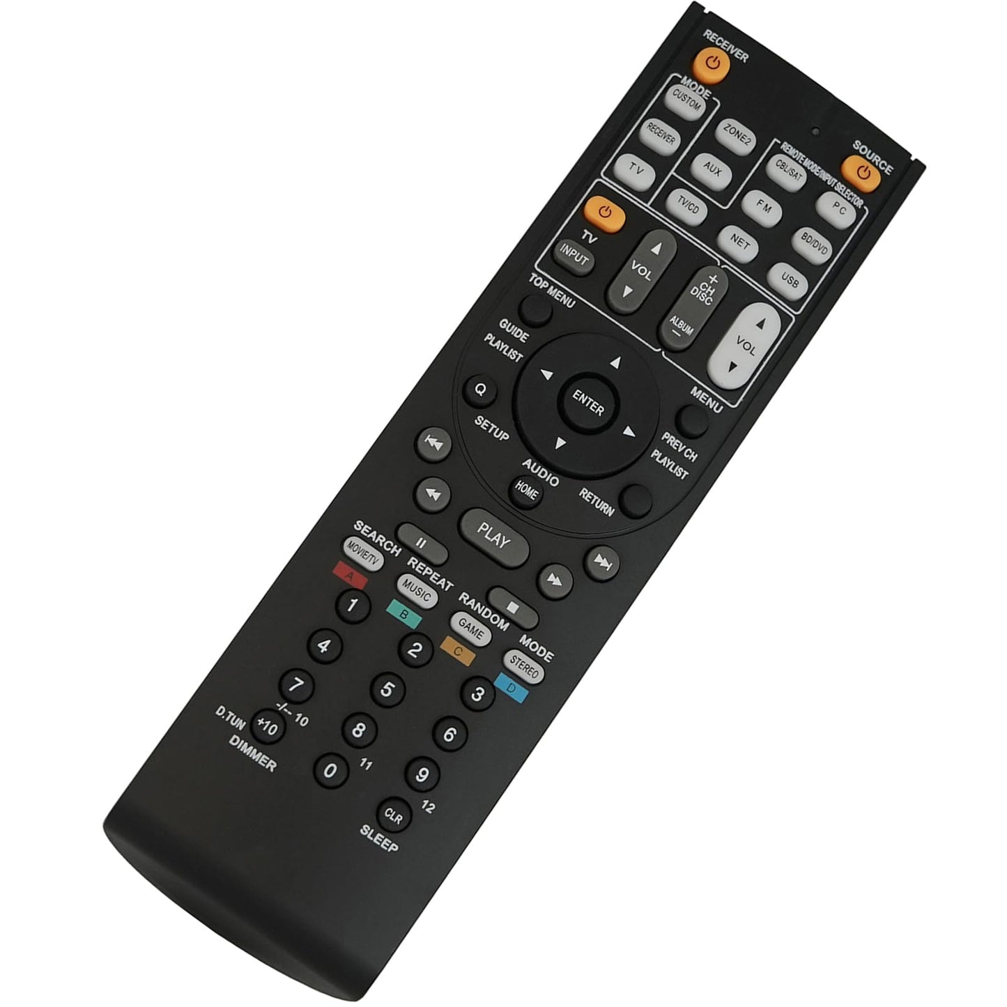 Replacement Remote Control Fit for Onkyo TX-NR906 TX-SR806 TX-NR626 HT-R520 A/V AV Receiver