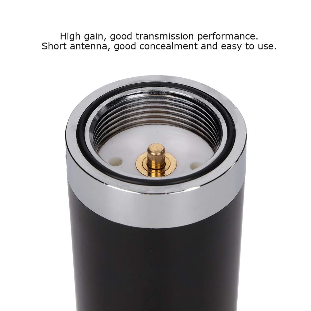 Dual Band Mini Antenna 136 174 and 400 480Mhz, Universal Car Mobile Radio UHF VHF Aerial Antenna with NMO Male Interface for Car Mobile Two Way Radio