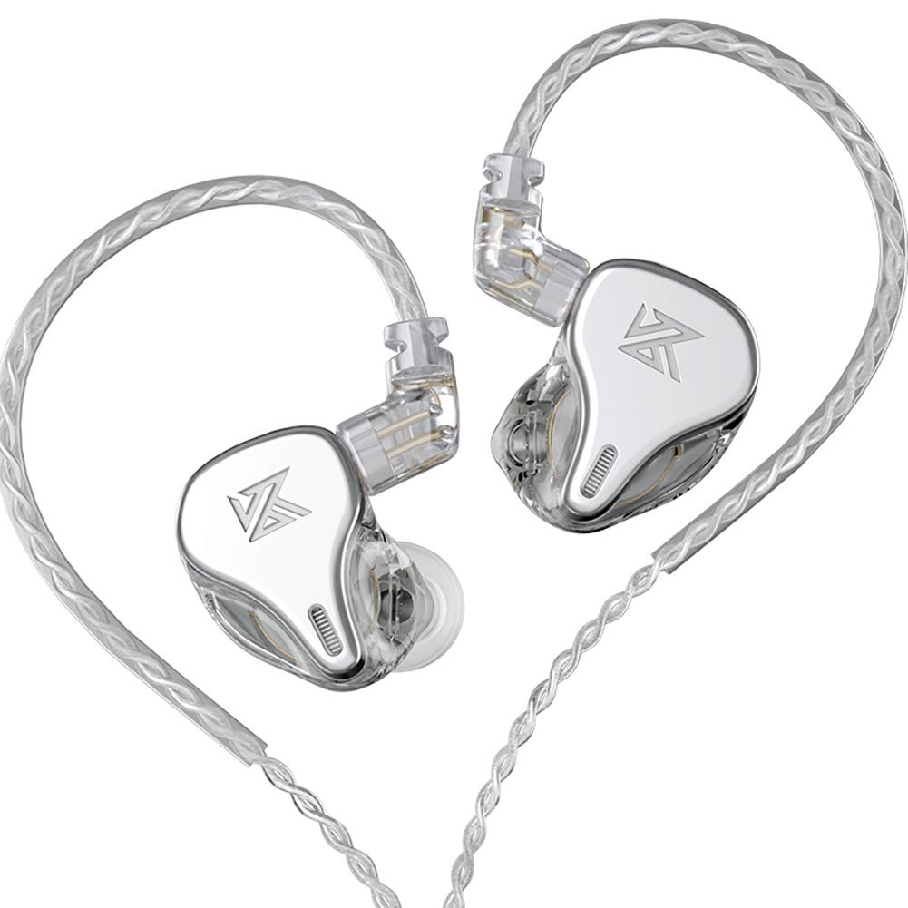 KZ DQ6 Array Type Three-Unit Dynamic in-Ear Headphone, HiFi Stereo Noise Isolating Sport IEM Wired Earphones/Earbuds/Headphones with Detachable Cable…