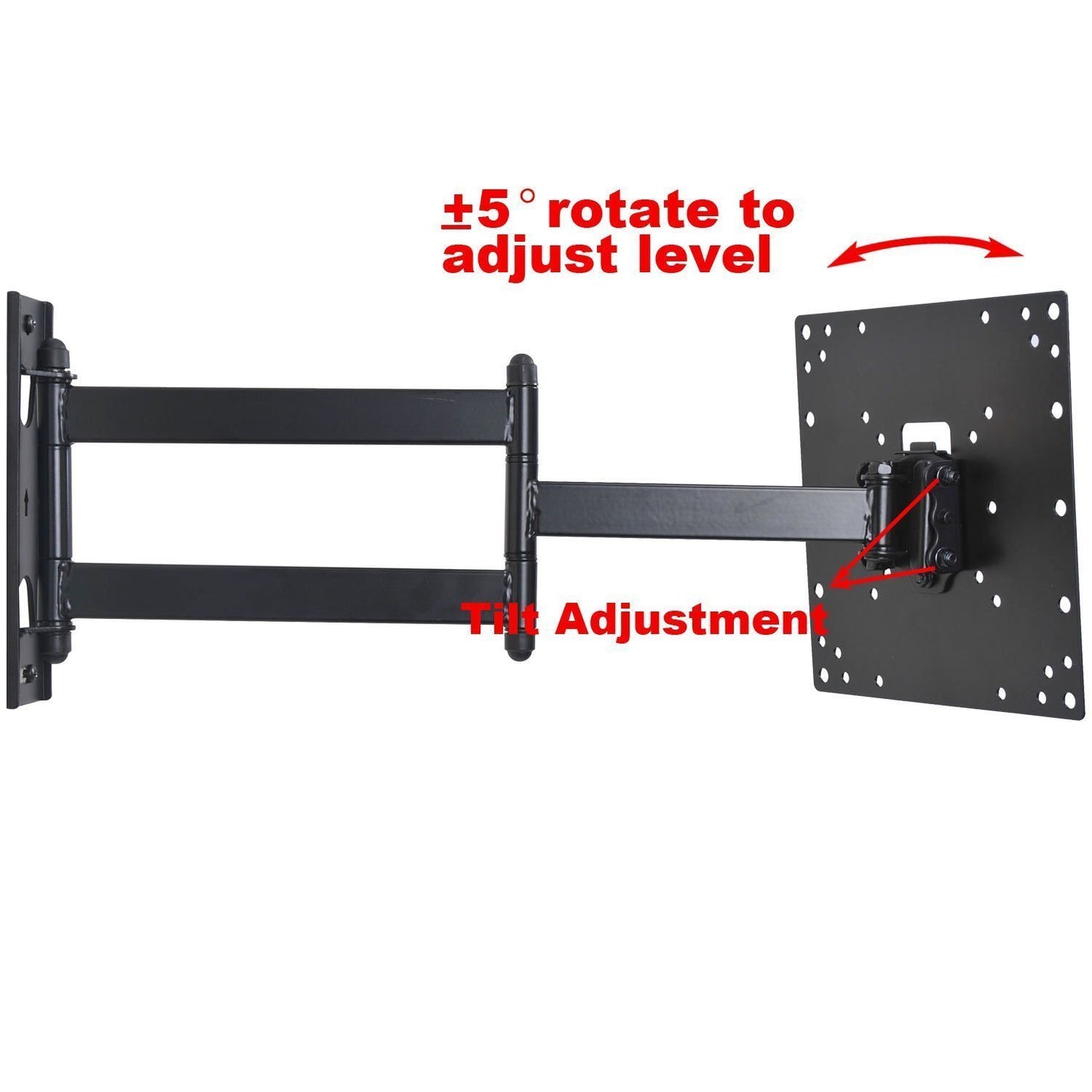 VideoSecu Articulating Swing Arm TV Wall Mount Bracket for Samsung UN32J5500AFXZA UN22D5000NFXZA LN32C350 LN32C350D1D UN32C5000 LN32C530 LN32C450