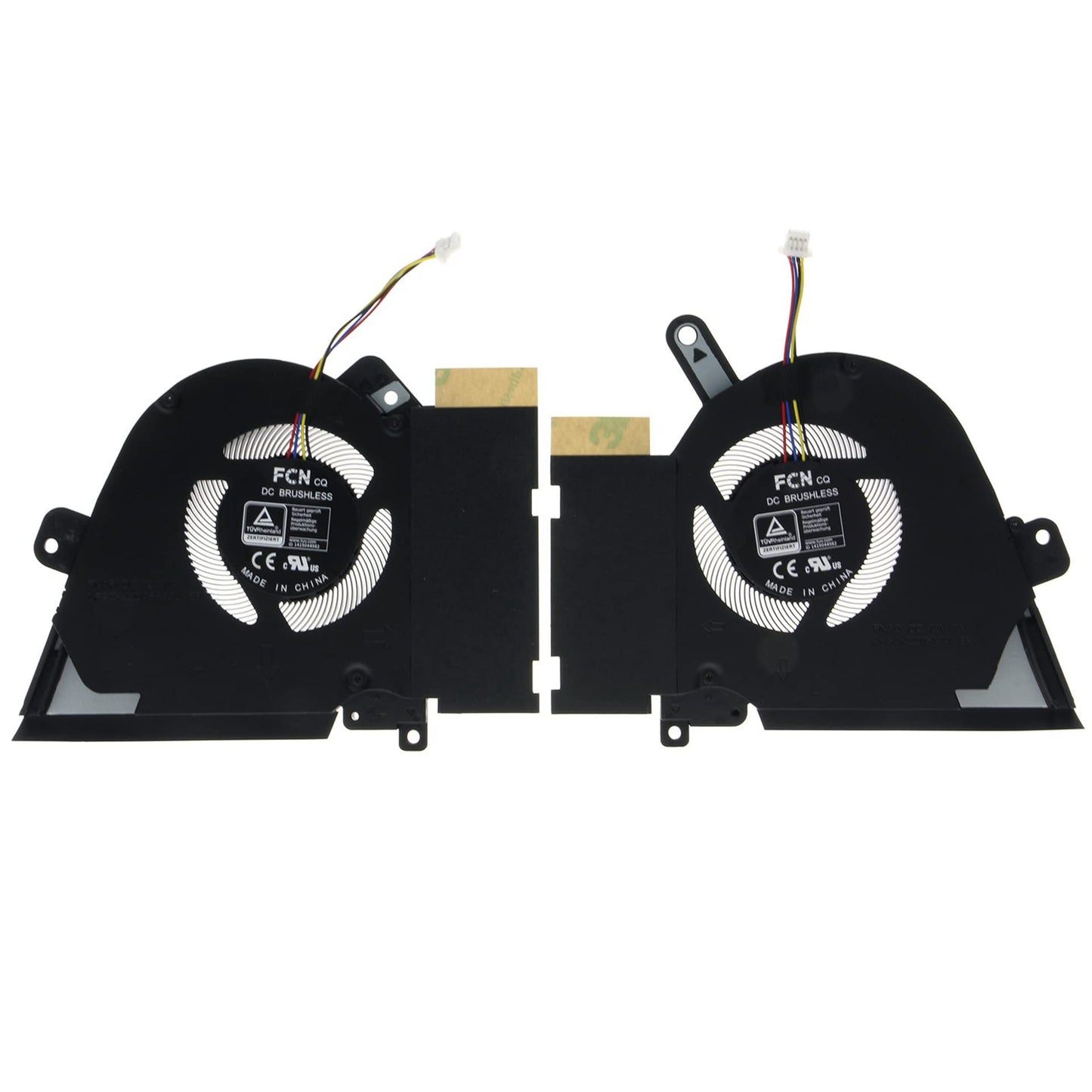 Replacement CPU+GPU Cooling Fan for ASUS TUF Dash F15 FX516 FX516P Air RTX3070 12V 1A FNAQ 13NR0760P01011 DFSCK221151817 FNAR 13NR0760P02011