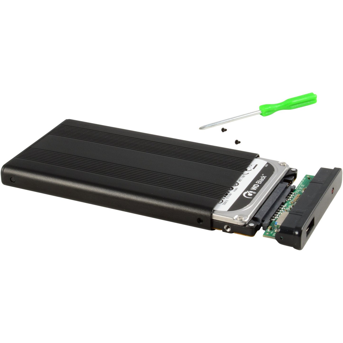 JacobsParts E25-C USB 3.0 2.5 Inch SATA Hard Drive External Enclosure
