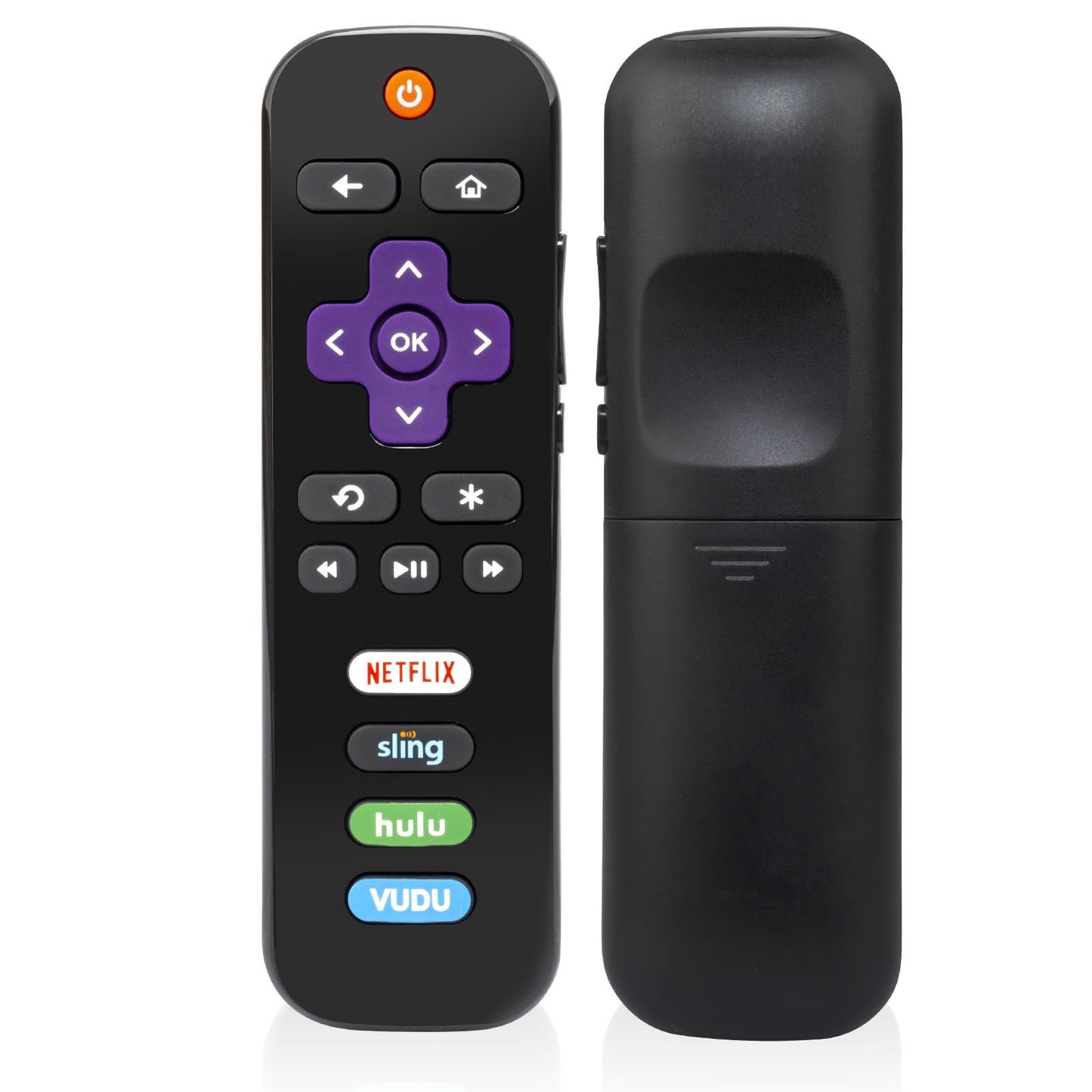 RC280 Replacement Remote with Netflix Sling Hulu Vudu Key Compatible with TCL 32S301 43S403