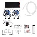 DIY 240mm Cooler CPU/GPU Block Pump Reservoir LED Fan Heat Sink Compputer Water Cooling Kit
